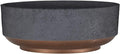 The HC Companies 8 Inch Round Plastic Succulent Capri Bowl 8"x8"x3" in Faux by TheHCCompanies