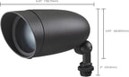 Nuvo Lighting 62/1203 LED Landscape Flood Fixture, Dark Gray, 3000 Kelvin Temp - Image 4