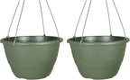 The HC Companies 13 Inch Wrapt Hanging Planters, Lightweight UV-Resistant by TheHCCompanies