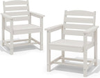 SERWALL Patio Dining Chair Set of 2 by SERWALL
