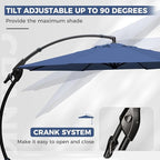 Grand patio 12FT Outdoor Offset Umbrella - Image 5