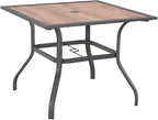 Sophia & William Square Patio Dining Table - Image 9