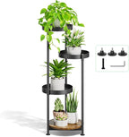 Plant Stand Indoor Outdoor Clearance, 4 Tier Metal Tall Flower Shelf Holder by Oppro