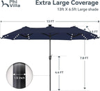PHI VILLA 13ft Patio Umbrella - Image 6