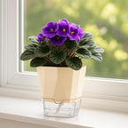 2 Pack Self Watering Pots for Indoor Plants, 8.4" Self Watering Planters Large - Image 8