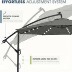 wikiwiki 10ft Solar LED Patio Umbrella - Image 6