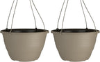 The HC Companies 13 Inch Wrapt Hanging Planters, Lightweight UV-Resistant by TheHCCompanies