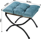 15" Foldable Foot Stool Ottoman - Image 7