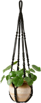 Mkono Macrame Plant Hanger Indoor Hanging Planter Basket by Mkono
