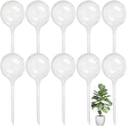 10 PCS Large Clear Plastic Watering Globes, Plant Self-Watering Bulbs, Flower by Jgalnim