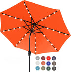 ABCCANOPY Durable Solar Led Patio Umbrellas by ABCCANOPY