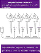 Elenora Christmas Spotlights Outdoor, All-in-ONE RGBW Halloween Spot Lights - Image 6