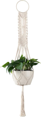 Cuttte Macrame Plant Hanger, Indoor Outdoor Hanging Planter Basket, Hanging by Cuttte