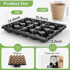 3.15 Inch Peat Pots 100 Pcs - Image 4