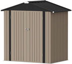 Devoko Outdoor Storage Shed 6 x 4 FT Lockable Metal Garden Shed Steel by DEVOKO