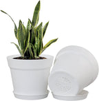 WOUSIWER 16 Pack 6 inch Plastic Planters - Image 3