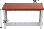 Bench, 2 Pack - Proudly Made in The USA, Click and Lock Hardware-Free Assembly - Image 3