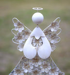 Solar White Angel Garden Stake Lights - Image 3