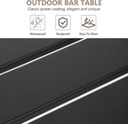 Outdoor Bar Table, Patio Counter Height Bar Tables - Image 6