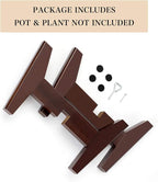 Seanmi Plant Stands for Indoor Plants, Bamboo Plant Stand, Mid Century Plant - Image 7