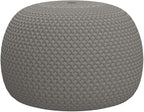 FRELISH DECOR Round Pouf Ottoman Hand Knitted 100% Cotton Pouf - Image 5