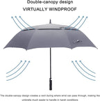 G4Free 47/54/62/68/72 Inch Automatic Open Golf Umbrella Oversize Extra Large - Image 4