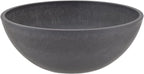 PSW Pot Collection M25DC 10-inch Plastic/Stone/Wood Composite Low Bowl Planter - Image 2