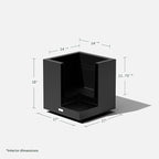 Veradek Block Series Cube Plastic Planter - Image 3