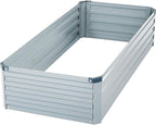 2 Pack 4x2x1FT Galvanized Raised Garden Bed Kit, Outdoor Metal Planter Box - Image 5