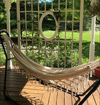 Hammock Brazilian Double Hammocks Soft Comfortable Fabric Cotton Canvas Hanging - Image 7