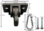 Heavy Duty Metal Color Swing Hangers Screws Bolts Included Over 5000 lb - Image 4