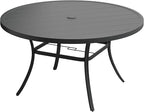 VICLLAX 53" Outdoor Round Patio Table by HOME