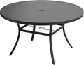 VICLLAX 50" Outdoor Round Patio Table by HOME