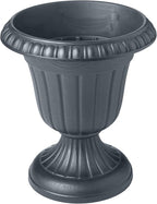 Arcadia Garden Products PL00GY Classic Traditional Plastic Urn Planter - Image 2