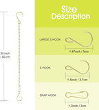 RIFNY 20 Inch Gold Chain for Hanging Plants, Small Plant Chains for Hanging - Image 3