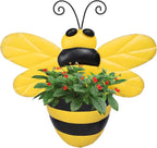Metal Wall Planter Bee Wall Mounted Planters Small Flower Pot - Image 9