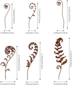 Metal Flowers for Outside, Yard Art Outdoor Plant Decorations for Pots - Image 6