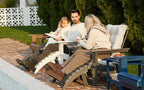 KINGYES Folding Adirondack Ottoman - Image 8