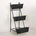 Vertical Raised Garden Bed 3 Tier Elevated Garden Planters Stand Up Garden - Image 2