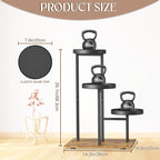 iDavosic.ly 3 Tier Plant Stand Indoor, Tiered Corner Flower Holder Shelf Outdoor - Image 5
