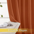 NICETOWN Room Divider Curtain 84 inch Length, Grommet Privacy & Noise Reducing - Image 6