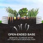 Land Guard 2Pcs Galvanized Raised Garden Bed Kit, Galvanized Planter Oval Large - Image 4