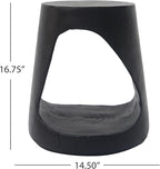 Christopher Knight Home Outdoor Side Table, Hollow Design End Table, Patio - Image 2