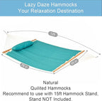 Lazy Daze Hammocks 12 FT Double Quilted Fabric Hammock - Image 2