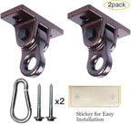 Heavy Duty Bronze Swing Hangers Screws Bolts Included Over 5000 lb Capacity - Image 2