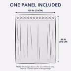 PureFit Outdoor Curtains for Patio Waterproof Weatherproof, UV Resistant - Image 6