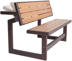 LIFETIME 60054 Convertible Bench / Table, Faux Wood Construction - Image 4