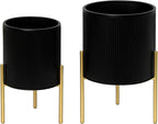 ARNIS Modern Planter Pots, Decorative Planters, Metal Pots - Image 8