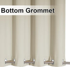 NICETOWN 2 Panels Beige Outdoor Curtains - Image 8