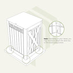 Patiowell 48-Gallon Resin Package Delivery Box - Image 8